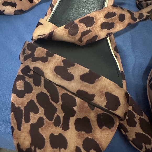 Sexy Summer Women's High Heels Shoes Leopard Transparent - Picture 7 of 7